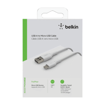Belkin Micro USB to USB-A Cable 3.3Ft White