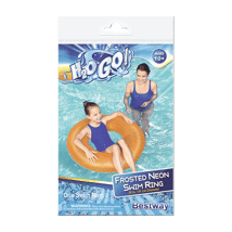 H2OGO Frosted Neon Swim Ring 36" Asst. Colors Ages 10+