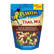 Planters Trail Mix-Nuts & Chocolate Bag 6oz
