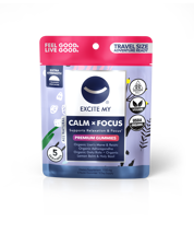EXCITE MY CALM x FOCUS Organic/Kosher/Vegan Mushroom Gummies - 5 Dose