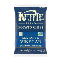 Kettle Chips Sea Salt/Vinegar 2oz
